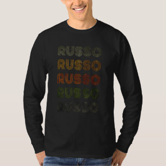 T-shirt Love Heart Russo Tee Grunge Style Vintage Noir Ru