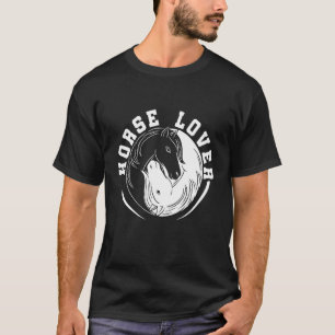 T-shirt Love Horse Graphic Horse Lover Equestre Rider Ho