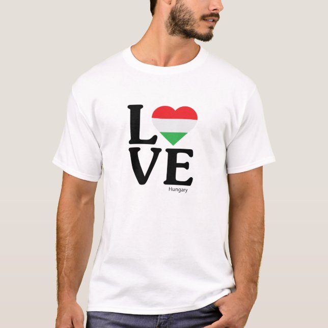 T-shirt Love Hungary (Devant)