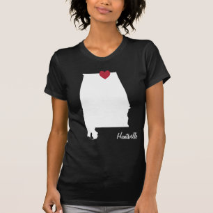 T-shirt Love Huntsville Alabama