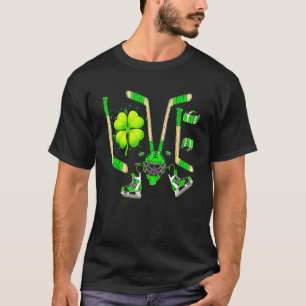 T-shirt Love Ice Hockey Cute Boys Girls Goalie