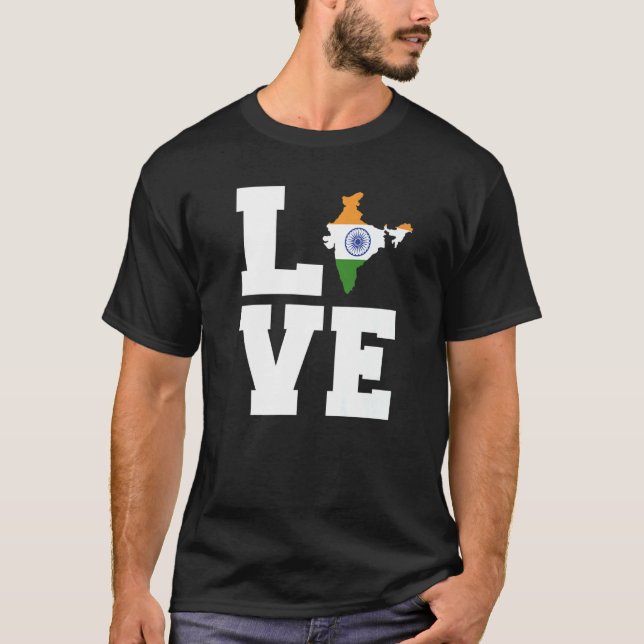 T-shirt Love India (Devant)