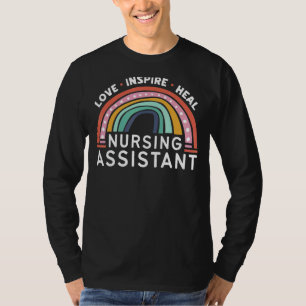 T-shirt Love Inspire Heal Nuring Assistant Médecine Santé