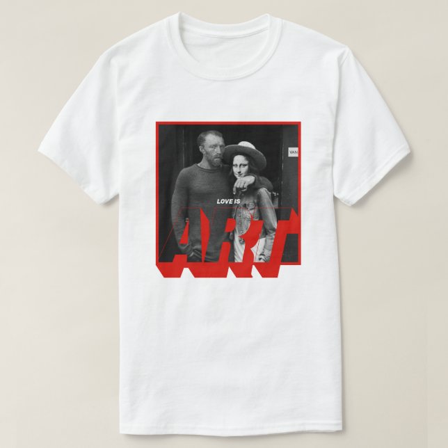T-shirt Love Is Art (Design devant)