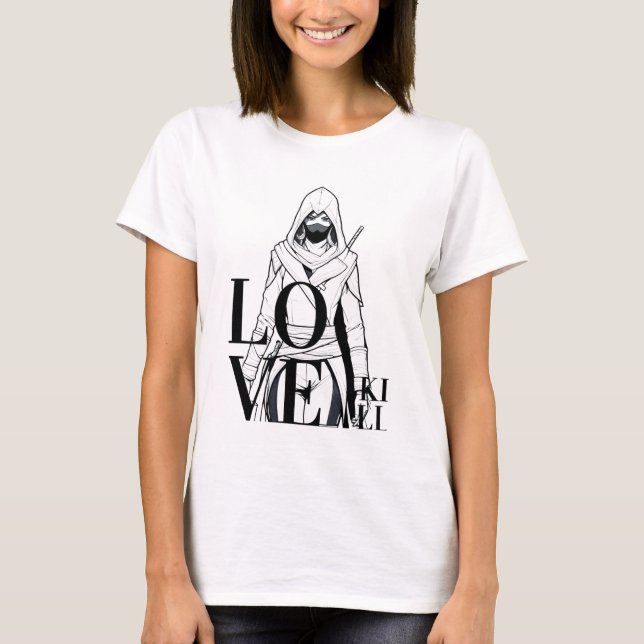 T-shirt Love Kill : Mysterious Assassin Art (Devant)