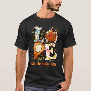 T-shirt Love Kindergarten Enseignant Étudiant Turquie Écol
