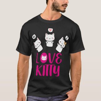T-shirt LOVE KITTY -It's too cute-