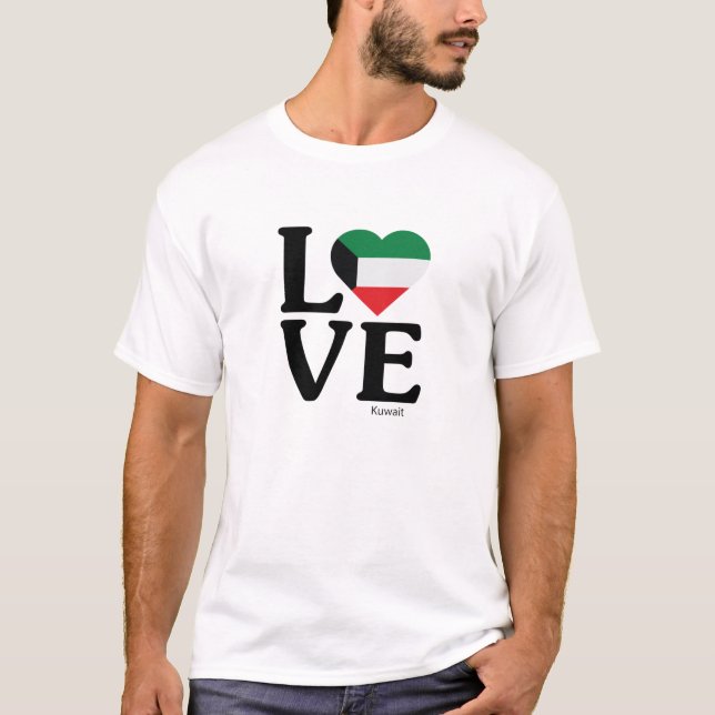 T-shirt Love Kuwait (Devant)