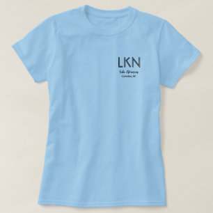 T-shirt LOVE LAKE LIFE nom de lac personnalisé