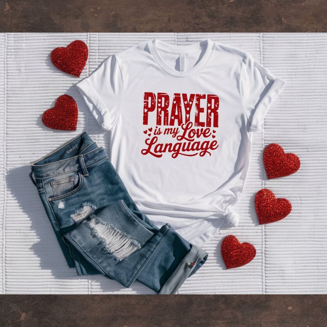 T-shirt Love Language Christian Valentine's Tee (Créateur téléchargé)