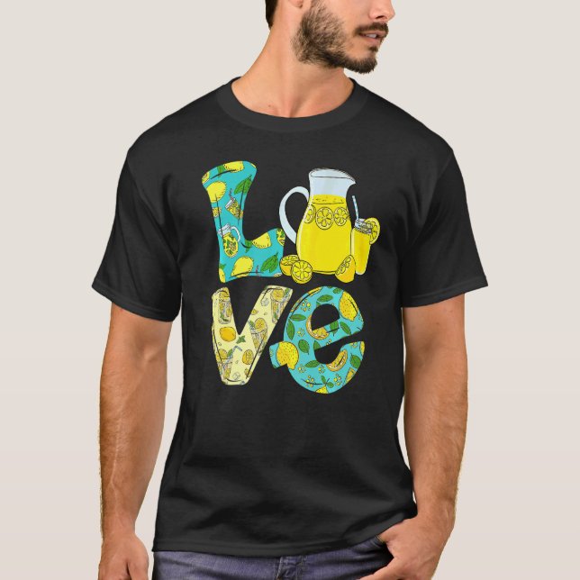T-shirt Love Lemonade Crew Squad Kids Yellow Lemon Boss Ju (Devant)