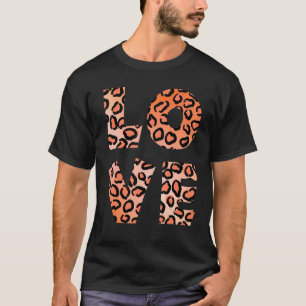 T-shirt Love Leopard Cheetah Poster de animal
