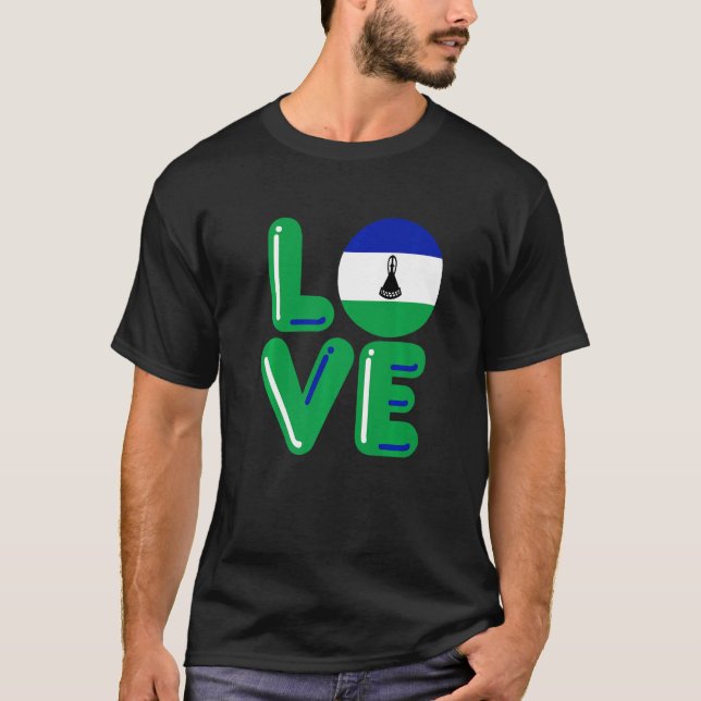 T-shirt LOVE - Lesotho Premium (Devant)