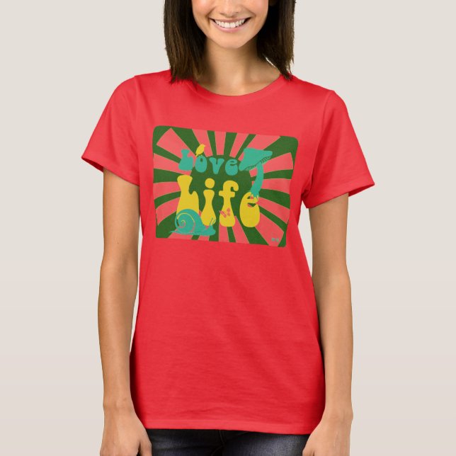 T-shirt Love Life (Devant)
