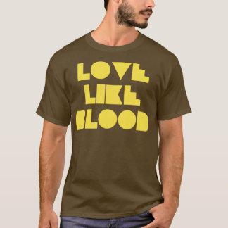 T-shirt Love Like Bood moutstard