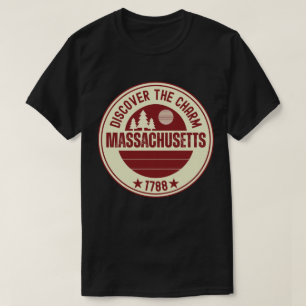 T-shirt Love Massachusetts - Mignonne MA cadeau d'état