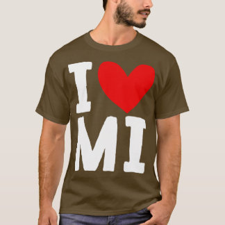 T-shirt Love Michigan
