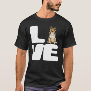 T-shirt Love My Collie Amoureux des chiens Cadeau
