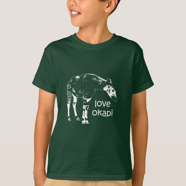 T-shirt Love Okapi (Devant)