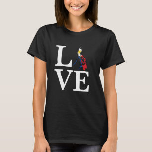 T-shirt Love Philippines Map et Drapeau, Philippine Map et