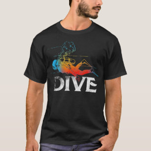 T-shirt Love Plongée sous-marine T Masque Cadeau Dive Love