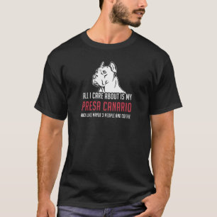 T-shirt love Presa Canario Funny Cadeau
