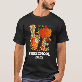 T-shirt Love Preschool Funny Turquie Citrouille Automne 20