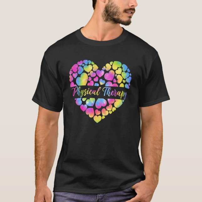 T-shirt Love PTA Doctor Heart Physical Therapy Valentines  (Devant)
