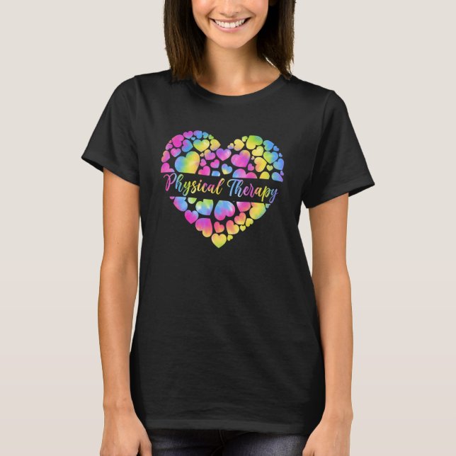 T-shirt Love PTA Doctor Heart Physical Therapy Valentines  (Devant)