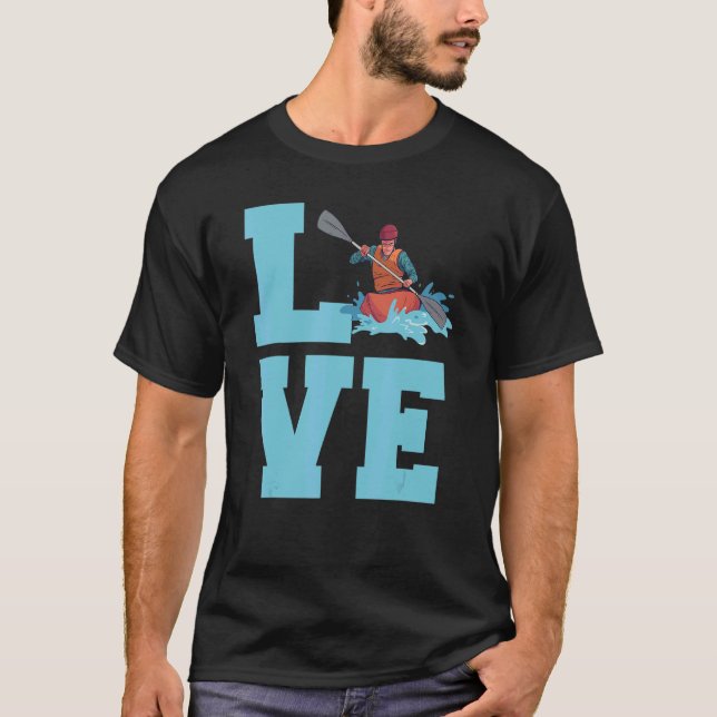 T-shirt Love Rafting (Devant)
