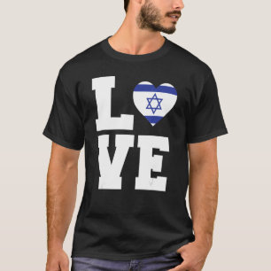 T-shirt Love Retro Israel