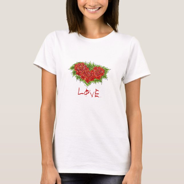 T-shirt Love Rose Tank (Devant)