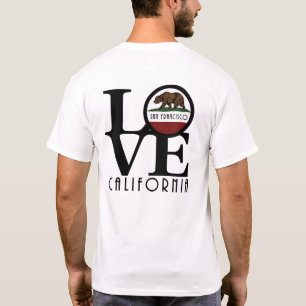 T-shirt LOVE San Francisco (impression arrière)