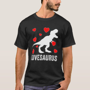 T-shirt Love Saurus T Rex Dinosaur Funny Valentines Day Ou