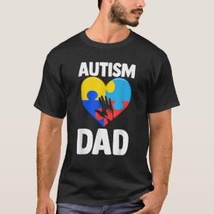 T-shirt Love Sensibilisation sur l'autisme Chemises Papa A