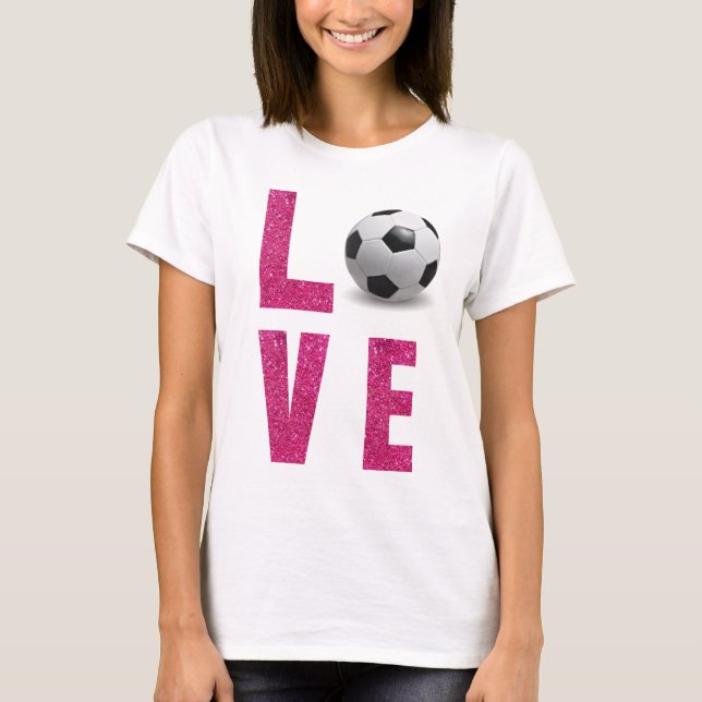 T-shirt Love Soccer (Devant)