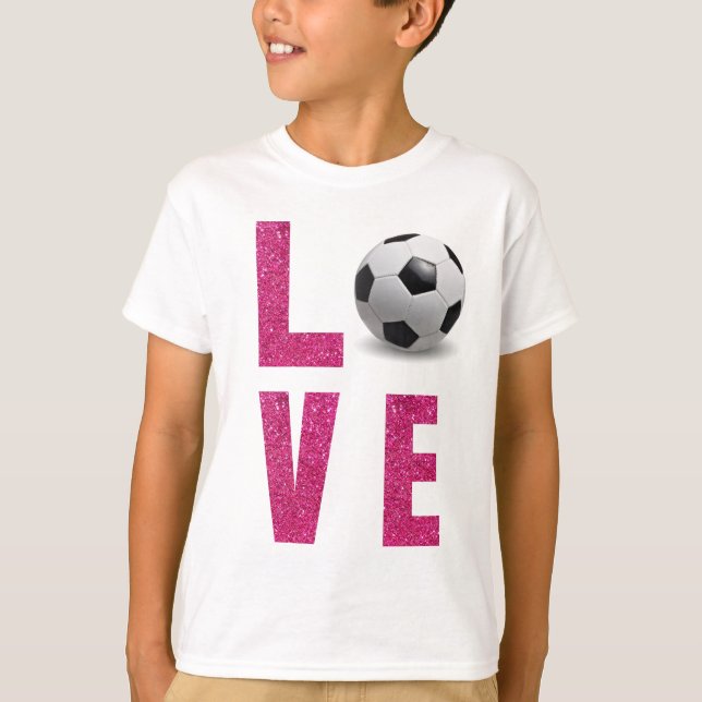 T-shirt Love Soccer (Devant)