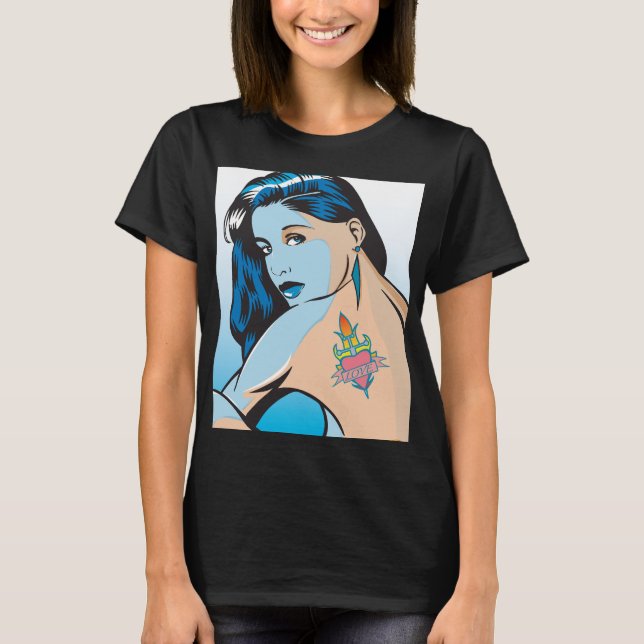 T-shirt LOVE Tattoo (Devant)