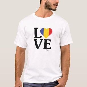 T-shirt Love Tchad