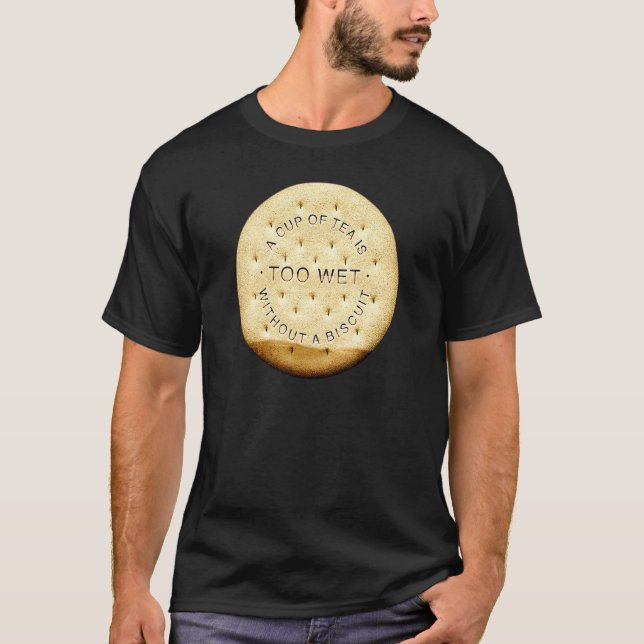 T-shirt Love Tea Biscuits Dunking Tea Trop Humide Sans Bi (Devant)