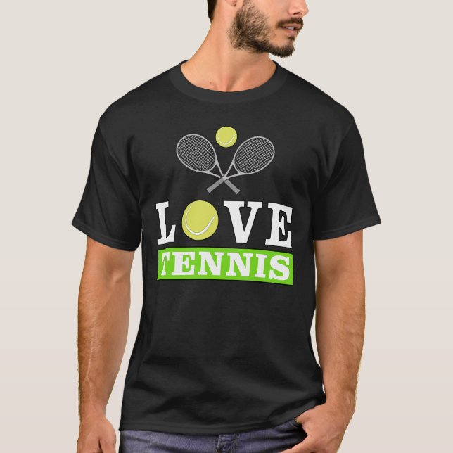 T-shirt Love Tennis (Devant)
