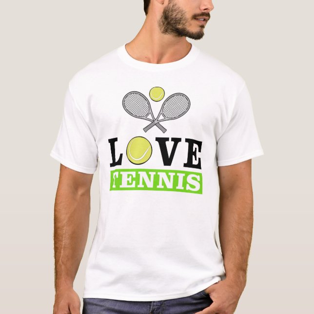 T-shirt Love Tennis (Devant)