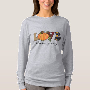 T-shirt Love Thanksgiving