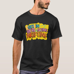 T-shirt Love Thrift Magasin Vintage Retro Vêtements A