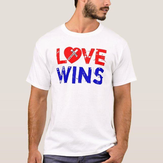 T-shirt Love Wins (Devant)