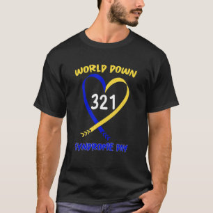 T-shirt Love World Down Syndrome Day de sensibilisation Am
