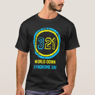 T-shirt Love World Down Syndrome Journée de sensibilisatio