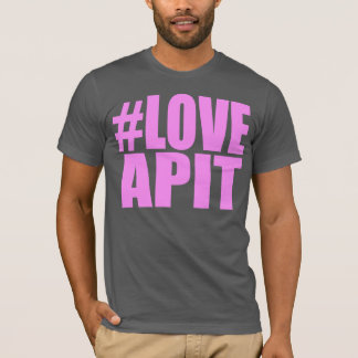 T-shirt #LOVEAPIT Mens Pink A T-Shirt- AUTRES COULEURS DIS