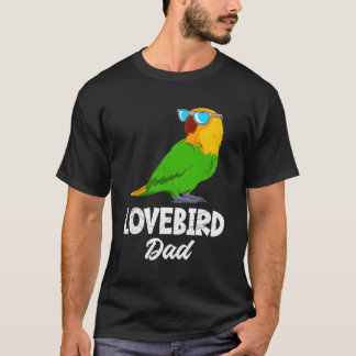 T-shirt Lovebird Papa Inséparables Parrot Propriétaire Lov
