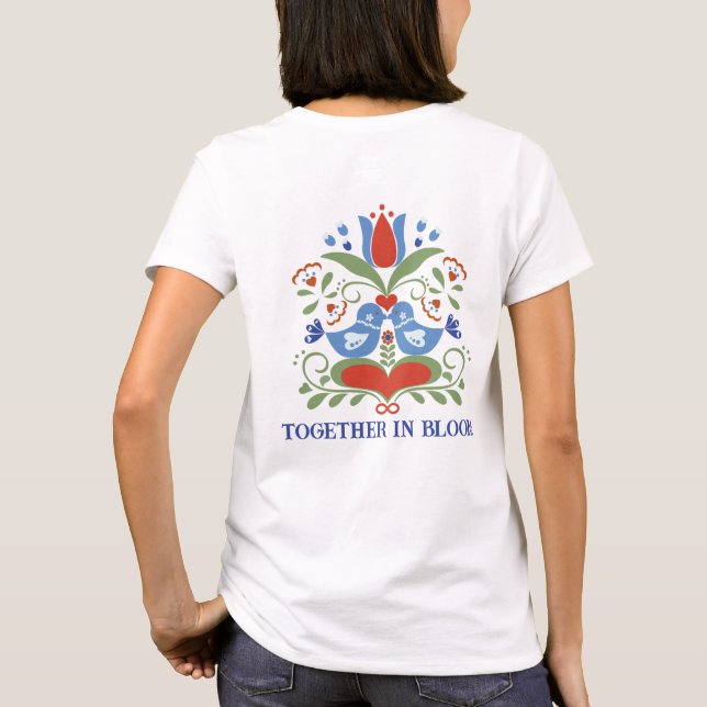 T-shirt Lovebirds et Blossoms (Dos)